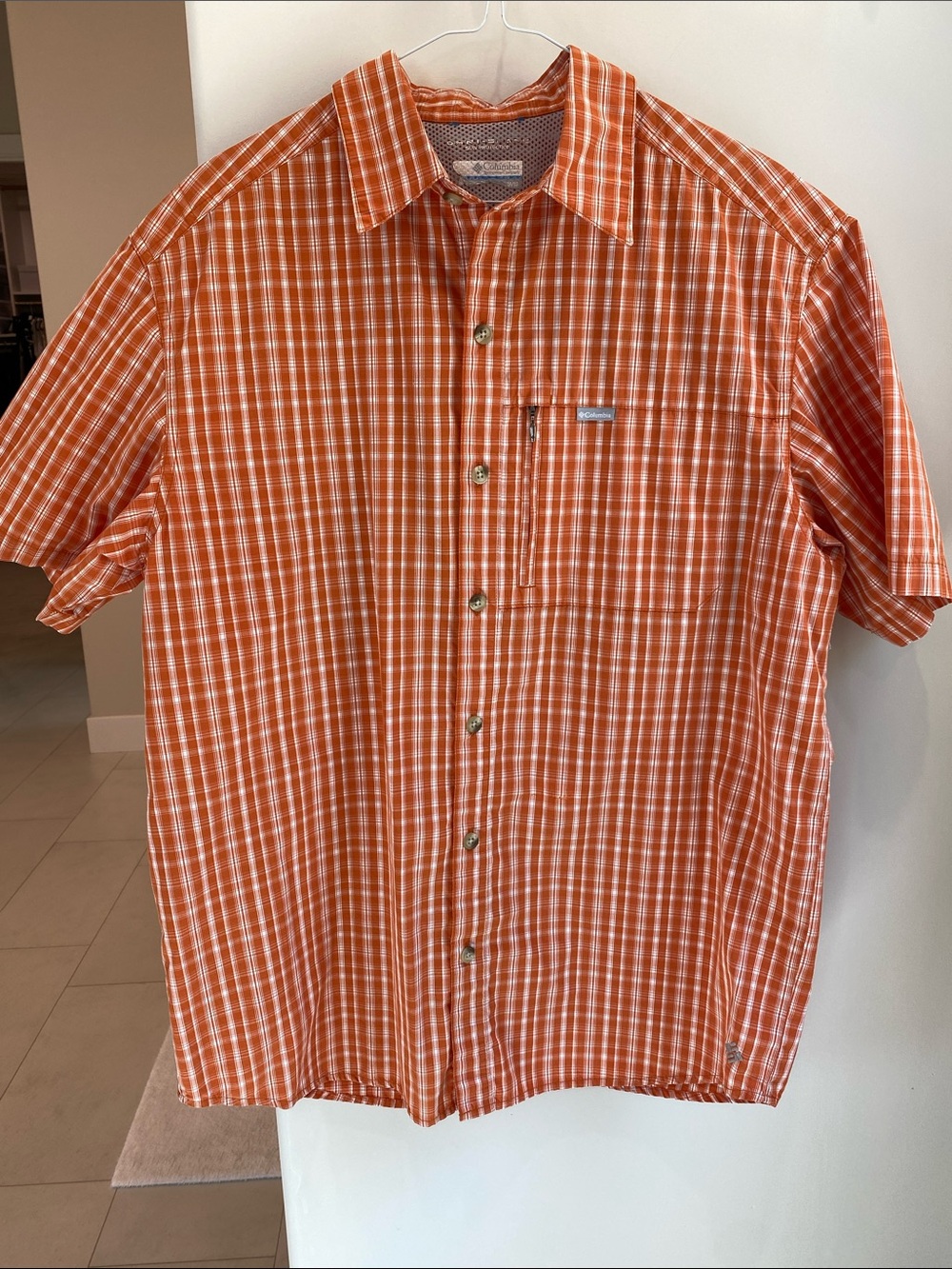 COLUMBIA MEN’S BUTTON UP SUN PROTECTION SHIRT